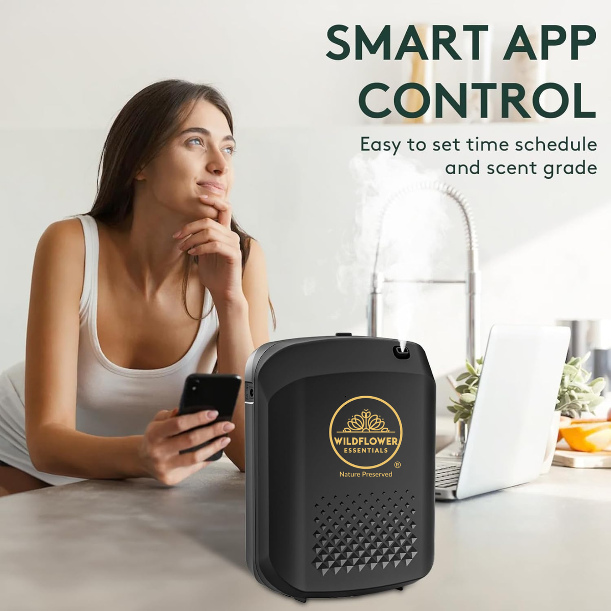 Automatic Scent / Aroma / Fragrance Oil Diffuser Machine Wildflower Essentials
