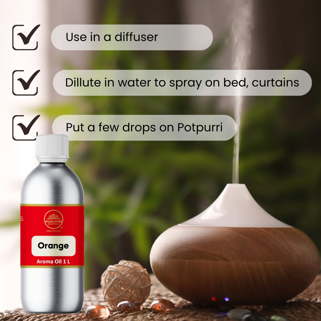 Orange Fragrance Oil  1 L Wildflower Essentials