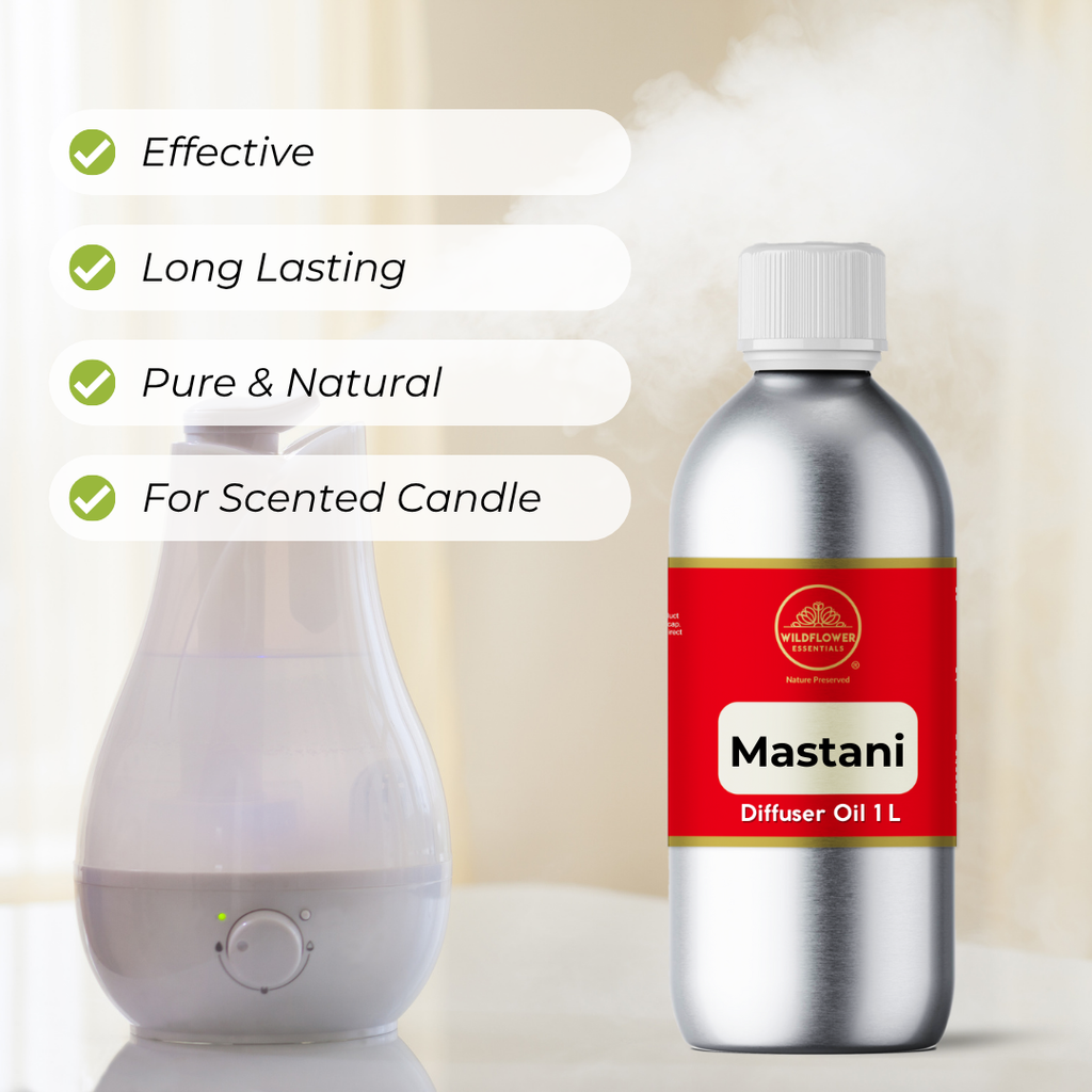 Mastani Aroma Diffuser Oil 1L Wildflower Essentials