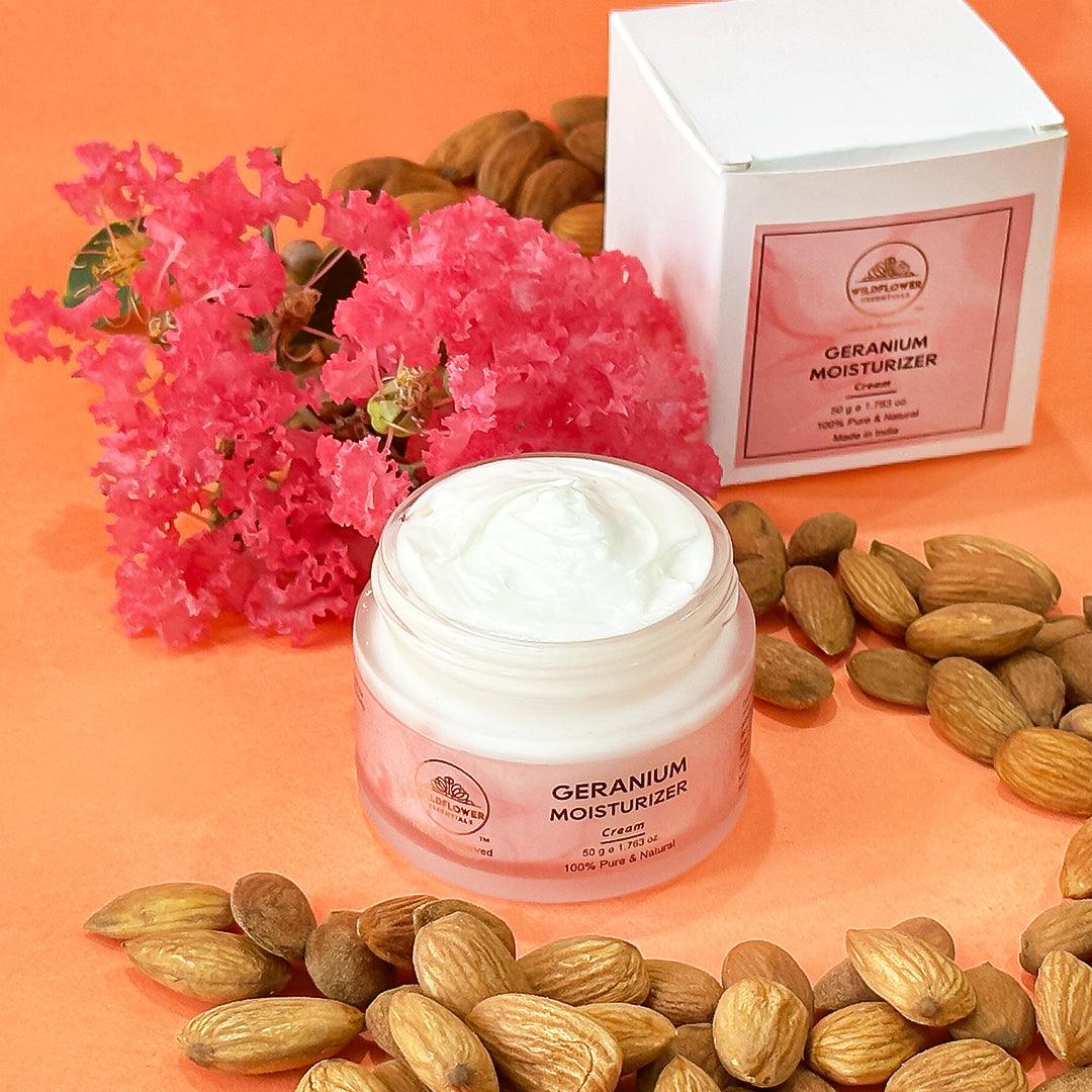 Geranium Moisturiser- Hydration for Extremely Dry Skin | 50g