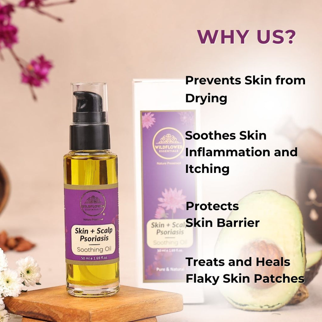Soothing Oil for Eczema, Psoriasis & Dermatitis | 50ml Wildflower Essentials