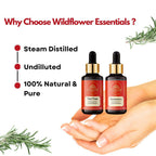 Tea Tree & Rosemary Essential Oil Combo Wildflower Essentials