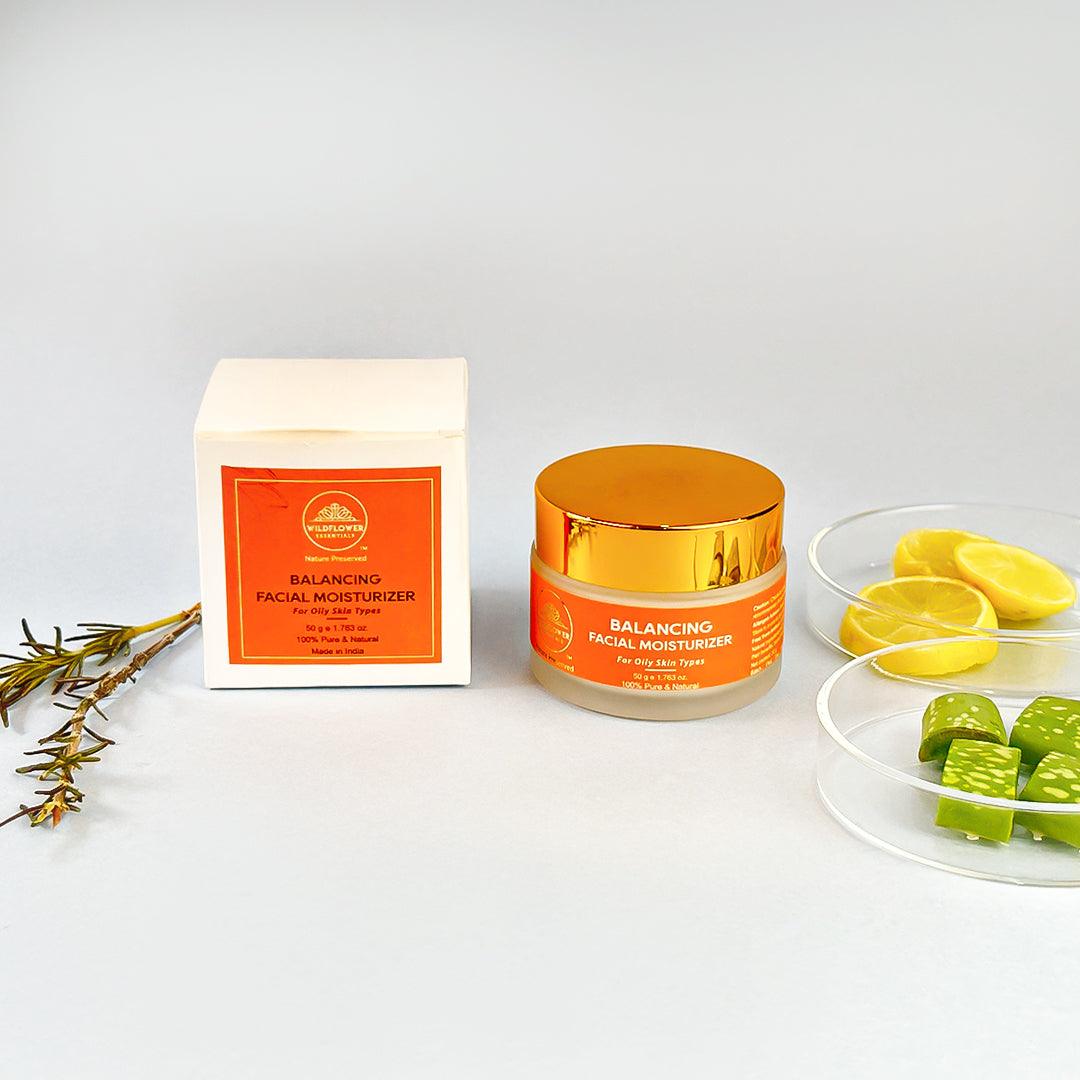 Balancing Facial Moisturising Gel - Fights Acne and Breakouts | 50g