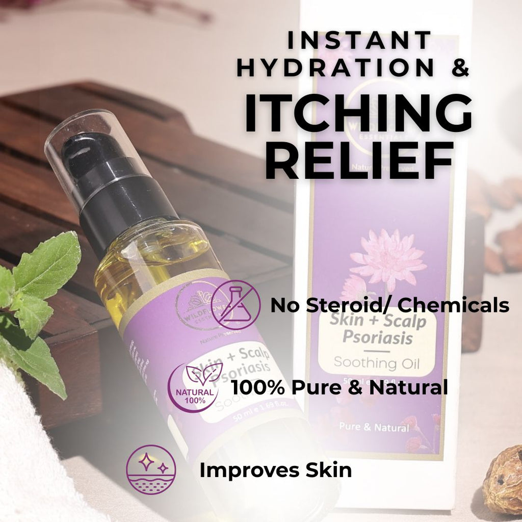 Soothing Oil for Eczema, Psoriasis & Dermatitis | 50ml Wildflower Essentials