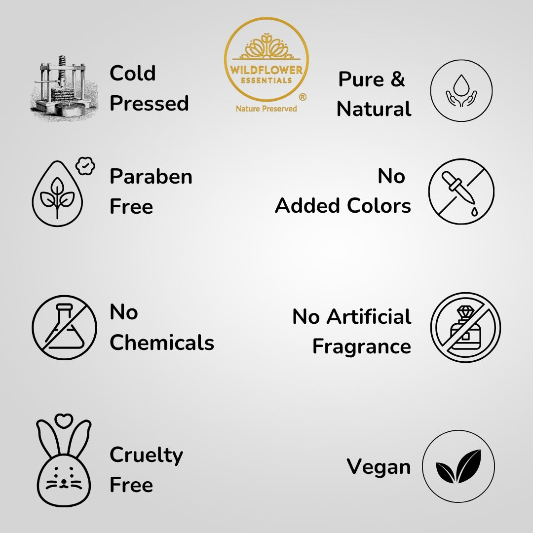 jojoba, rosehip, argan combo 100ml Wildflower Essentials