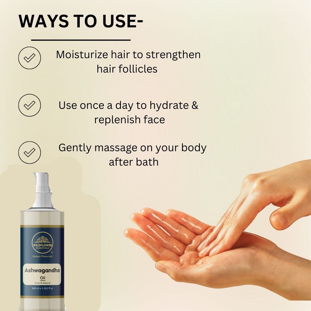 Ashwagandha Oil Wildflower Essentials