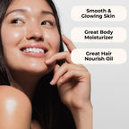 Almond Oil + Castor Oil + Coconut Oil Combo (100ml each) Wildflower Essentials