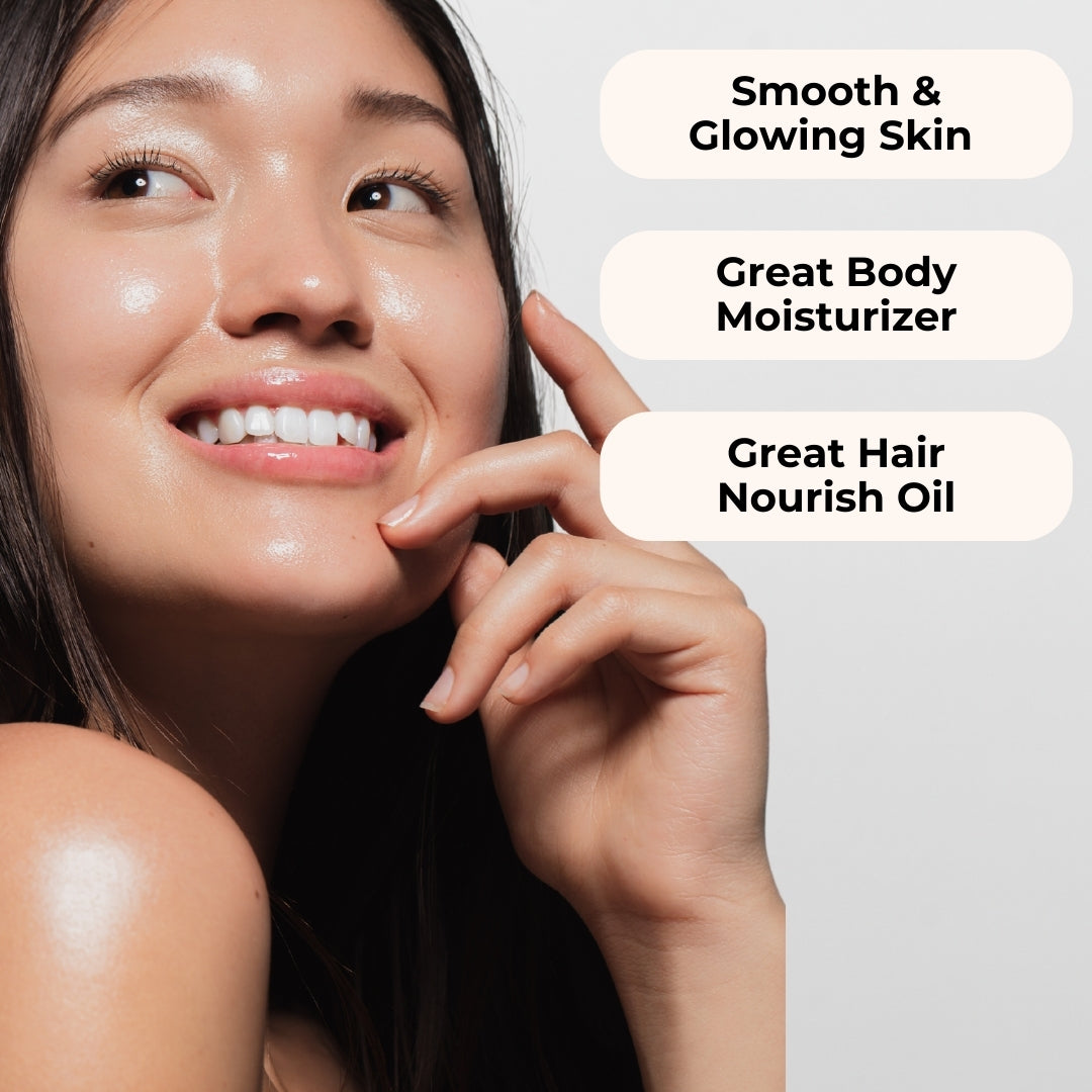 Almond Oil + Castor Oil Combo (100 ml each)