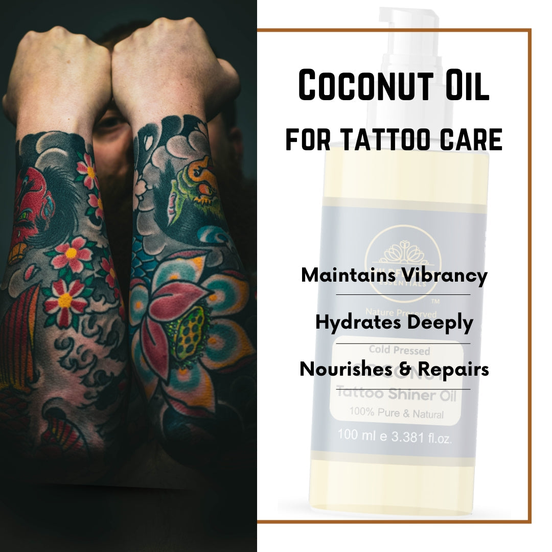 Coconut Oil Heals Tattoos Naturally
