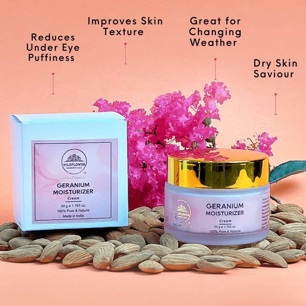 Geranium Moisturiser- Hydration for Extremely Dry Skin | 50g