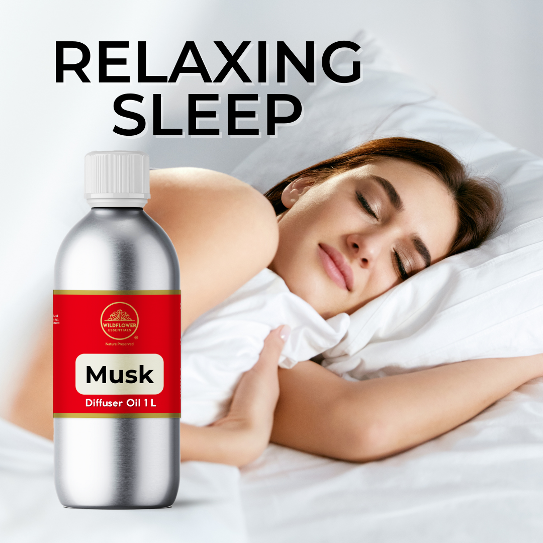 Musk Aroma Diffuser Oil 1L Wildflower Essentials