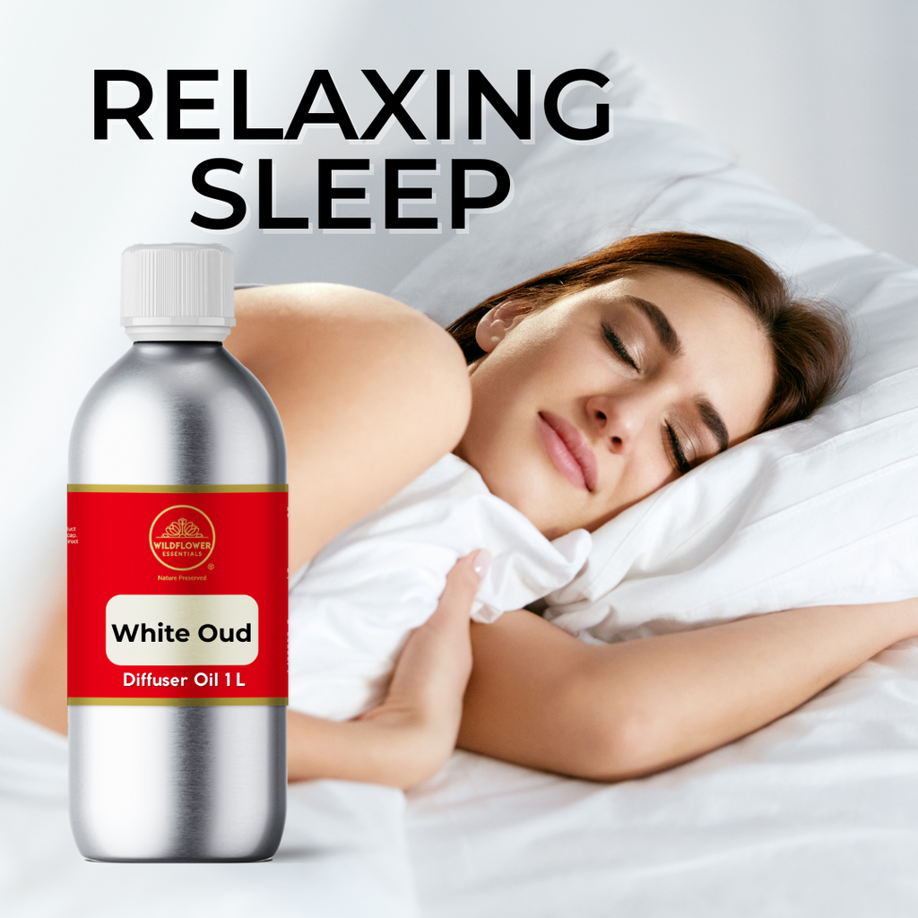 White Oud  Aroma Diffuser Oil 1L Wildflower Essentials