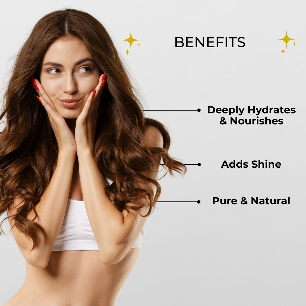 Almond Oil + Castor Oil + Coconut Oil Combo (100ml each)