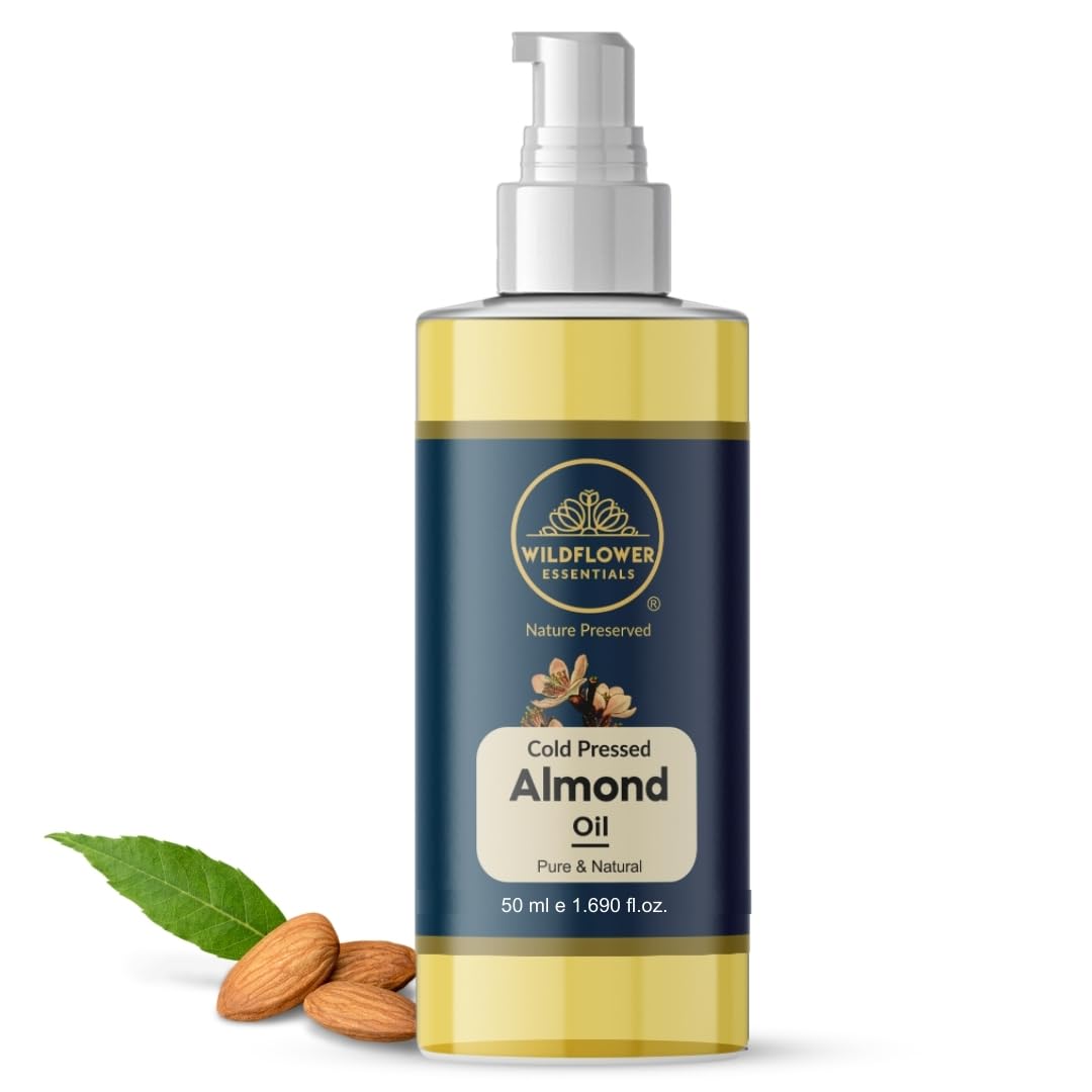 Almond Oil Cold Pressed for skin hair face body