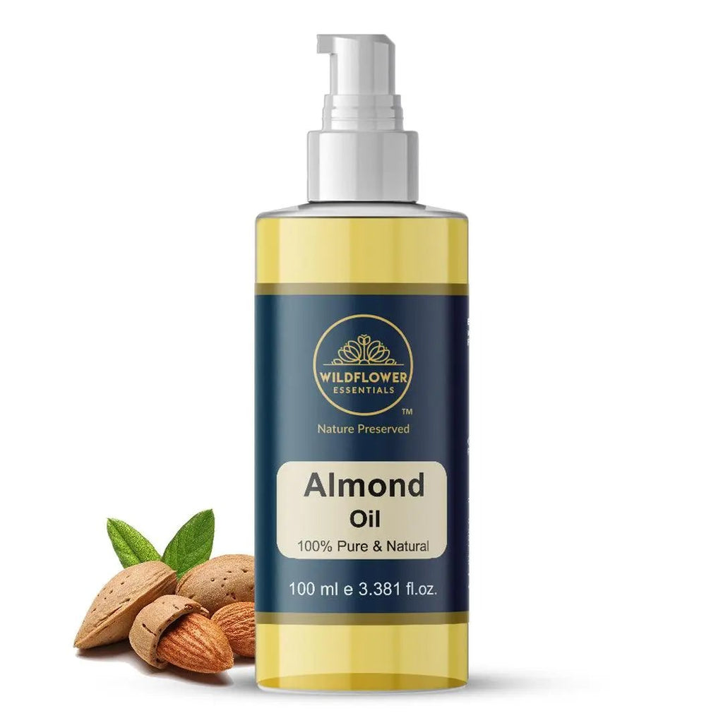 Almond Oil Cold Pressed for skin hair face body