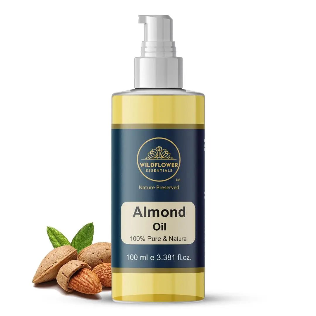 Almond Oil Cold Pressed for skin hair face body