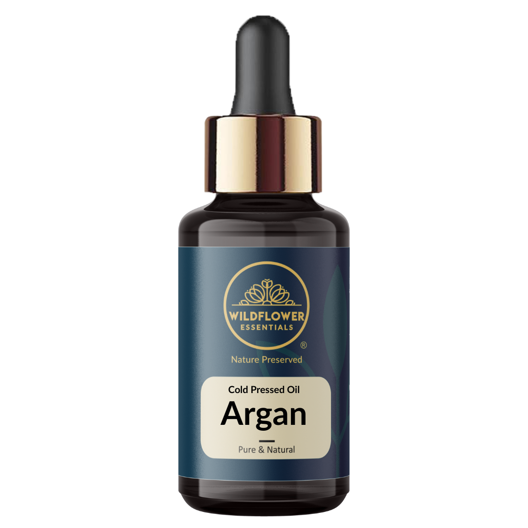 Wildflower Essentials Pure Cold Pressed Argan Oil | Hair, Face & Skin Serum Wildflower Essentials Pure Cold Pressed Argan Oil | Hair, Face & Skin Serum