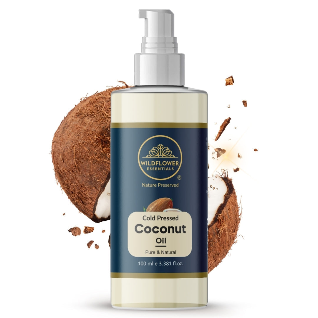 Coconut Oil Cold Pressed Wildflower Essential For Skin Hai Face Body