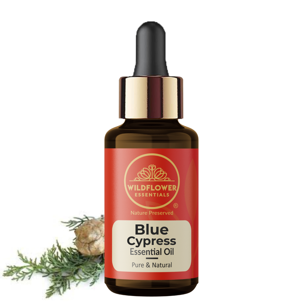 Blue Cypress Essential Oil Wildflower Essentials