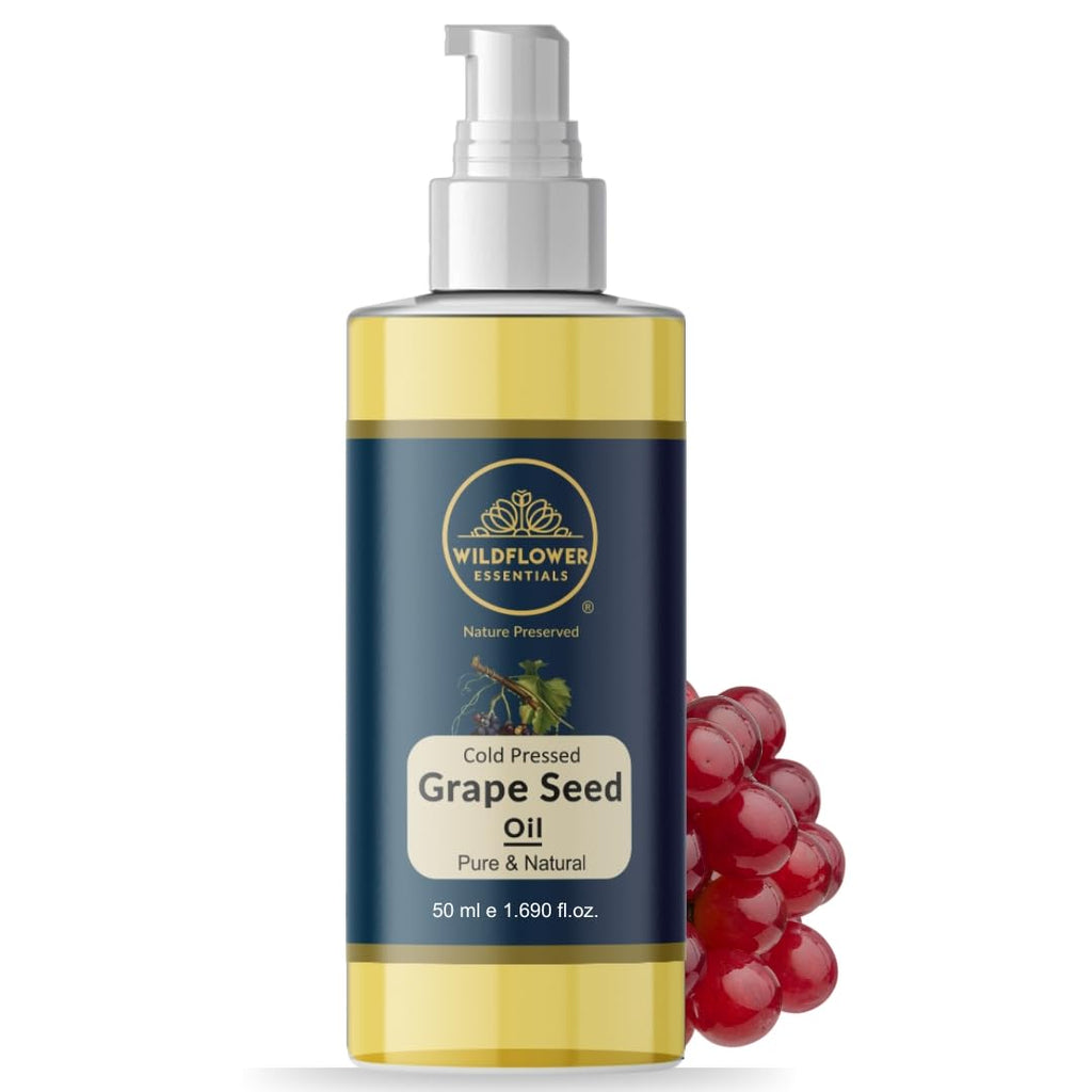 Grapeseed Oil Cold Pressed for skin hair face body