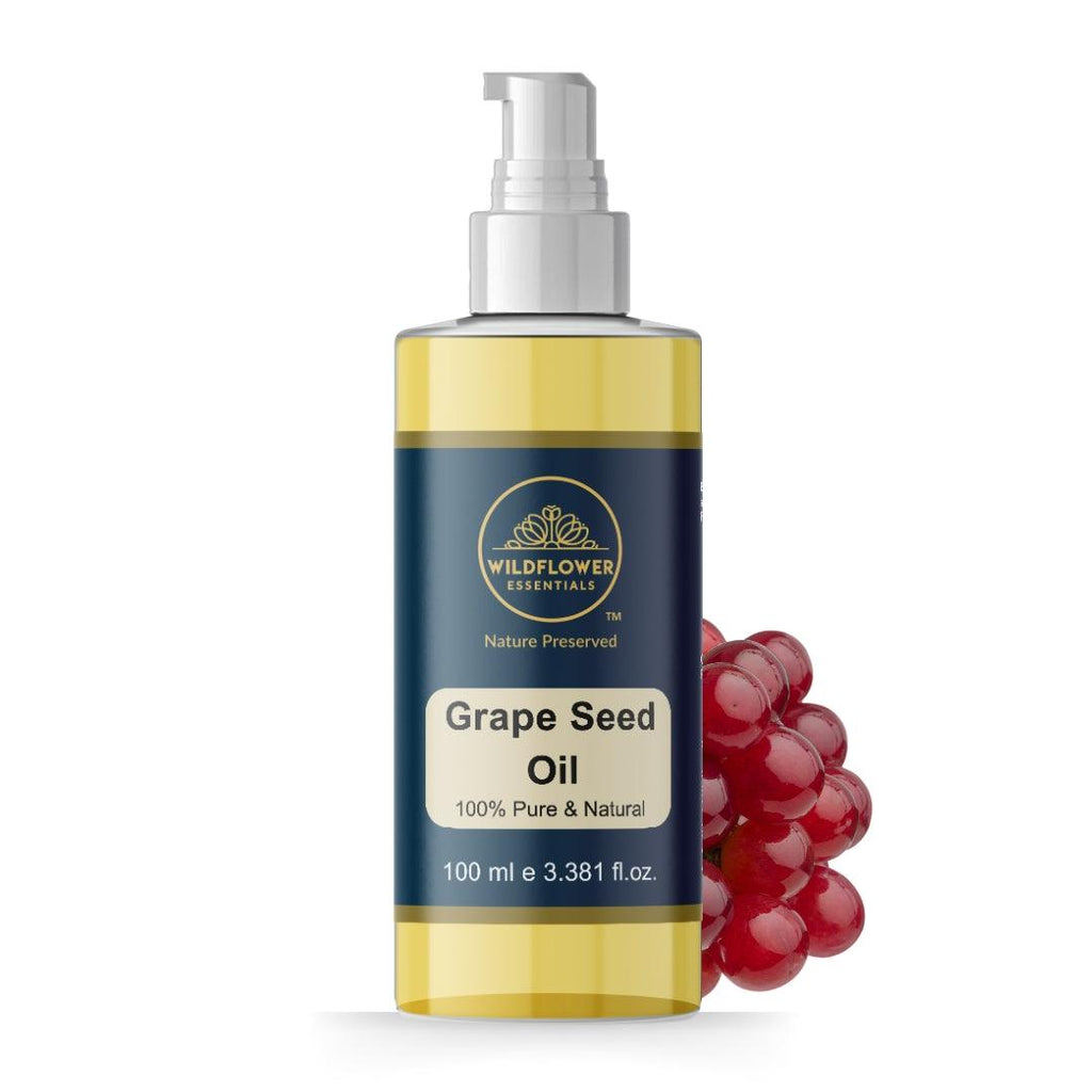 Grapeseed Oil Cold Pressed for skin hair face body