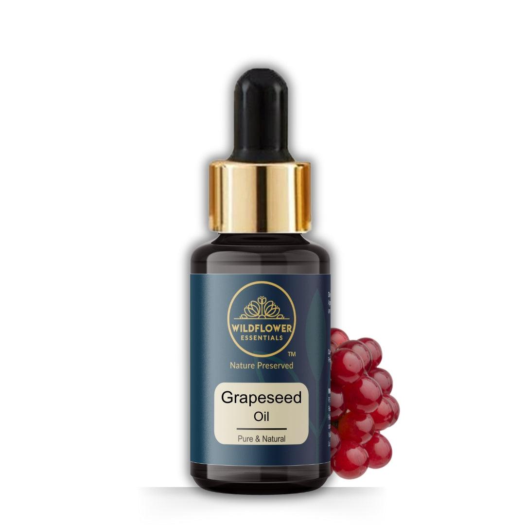 Grapeseed Oil Cold Pressed for skin hair face body
