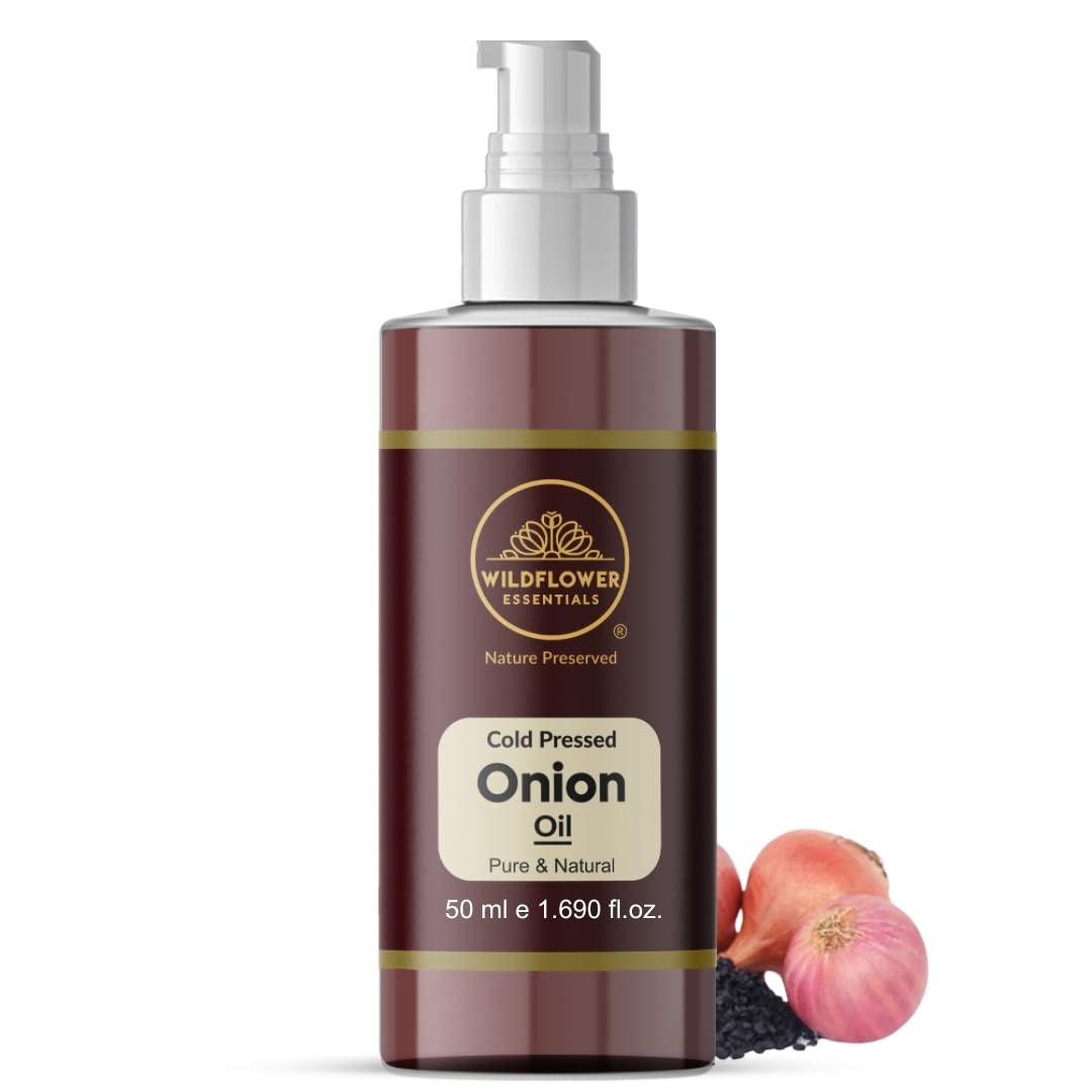 Cold Pressed Onion Oil for Hair Growth \u0026 Fall Control $\mid