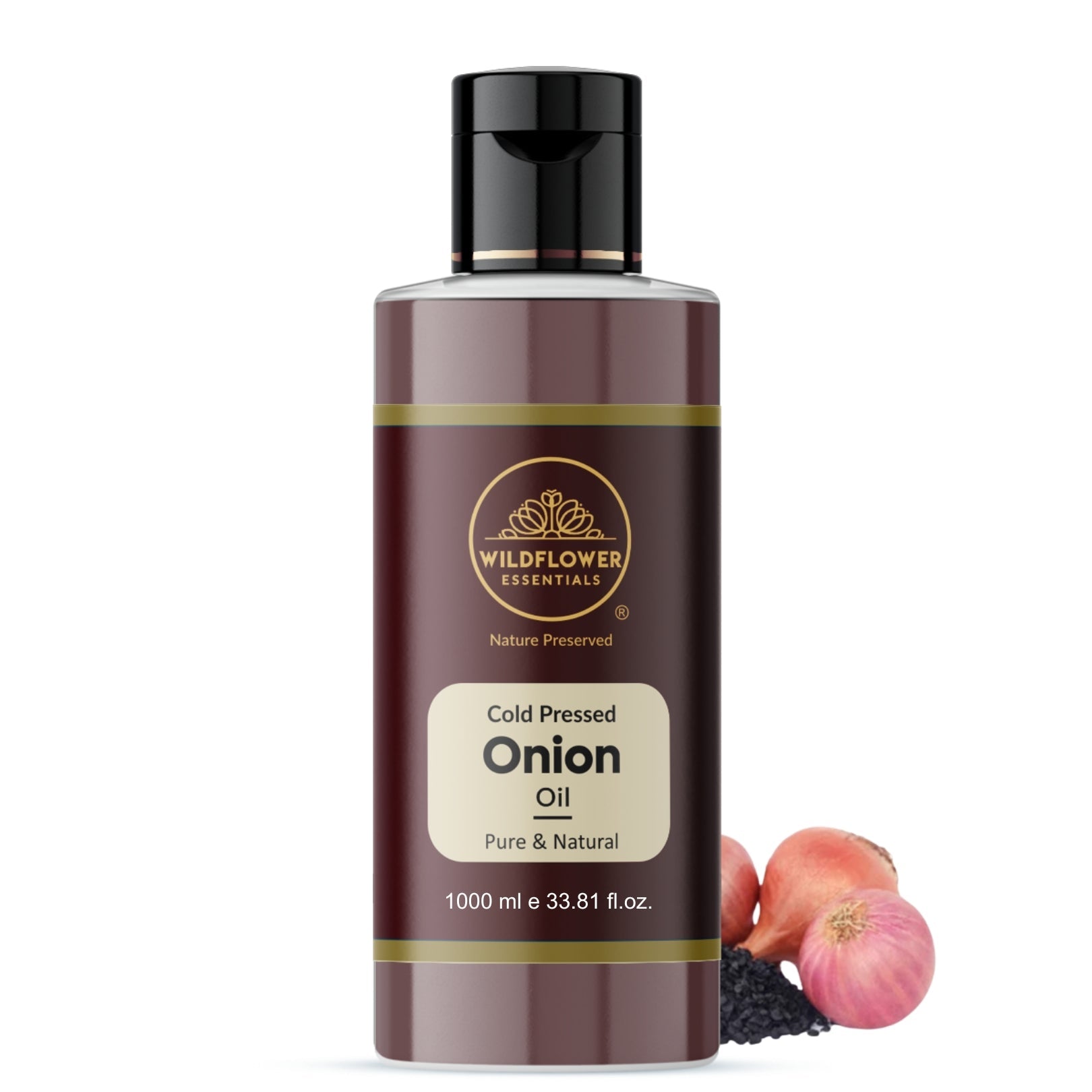 Cold Pressed Onion Oil for Hair Growth \u0026 Fall Control $\mid