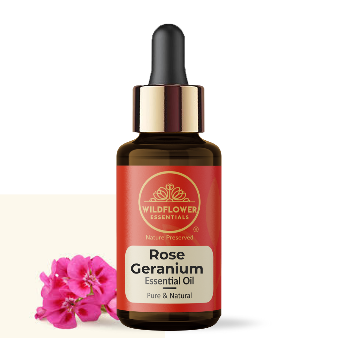 Rose Geranium Essential Oil Wildflower Essentials