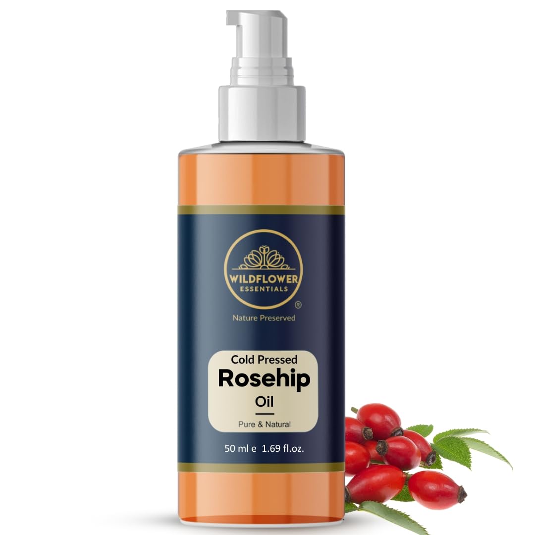 Rosehip Oil Cold Pressed for skin hair face body