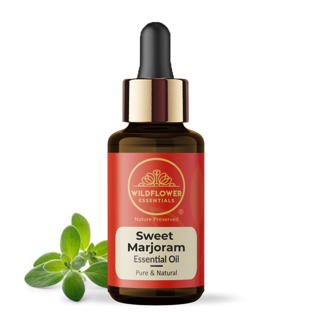 Sweet Marjoram Essential Oil Wildflower Essentials