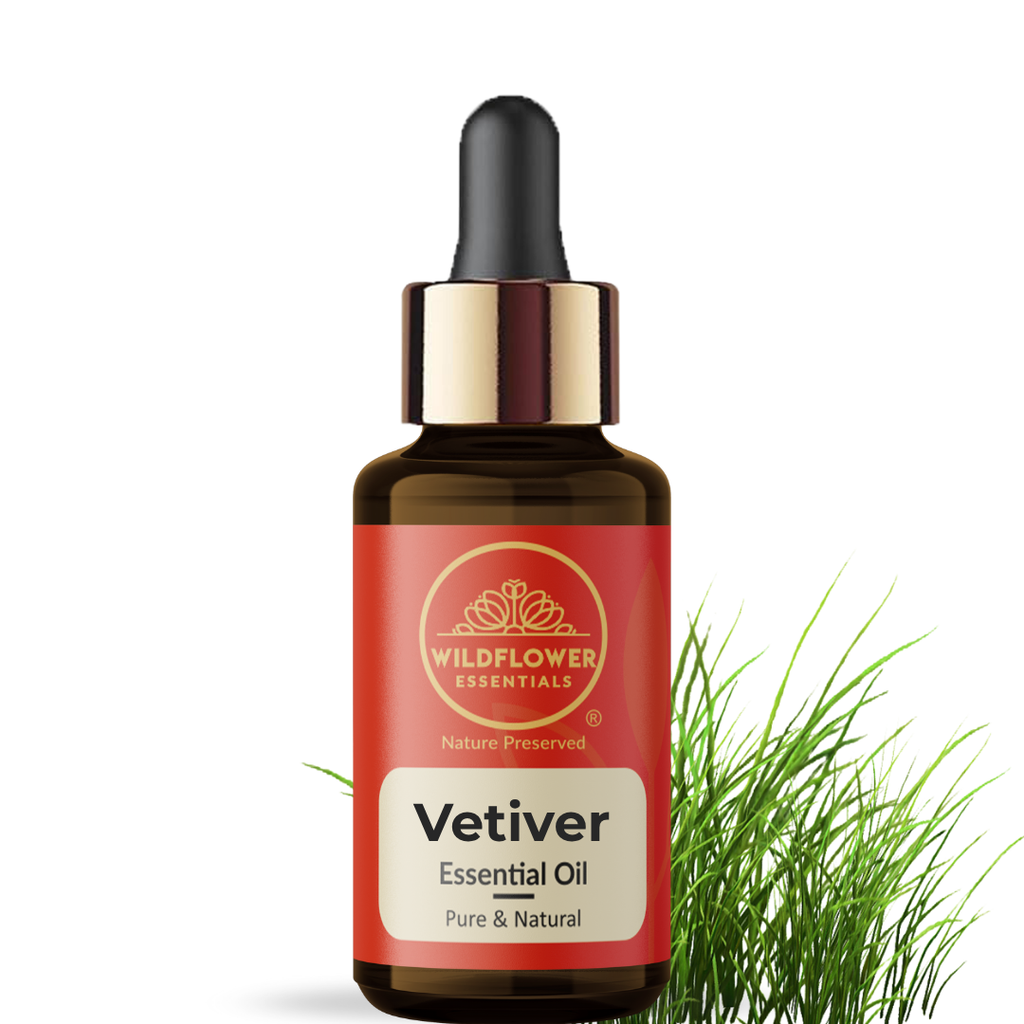 Vetiver Essential Oil Wildflower Essentials